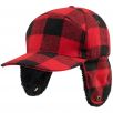 Gorro de invierno Brandit Lumberjack - Rojo / Cuadros Negros 1