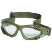 Gafas de protección Mil-Tec Commando Air Pro con lentes transparentes y montura en verde oliva 1
