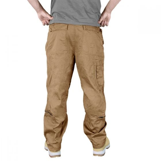 Pantalones de estilo cargo Surplus Infantry en Coyote