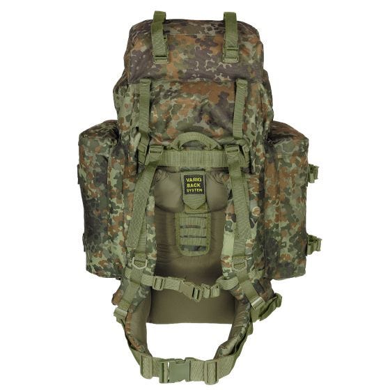 Mochila de montaña MFH German Army de 80 L en Flecktarn