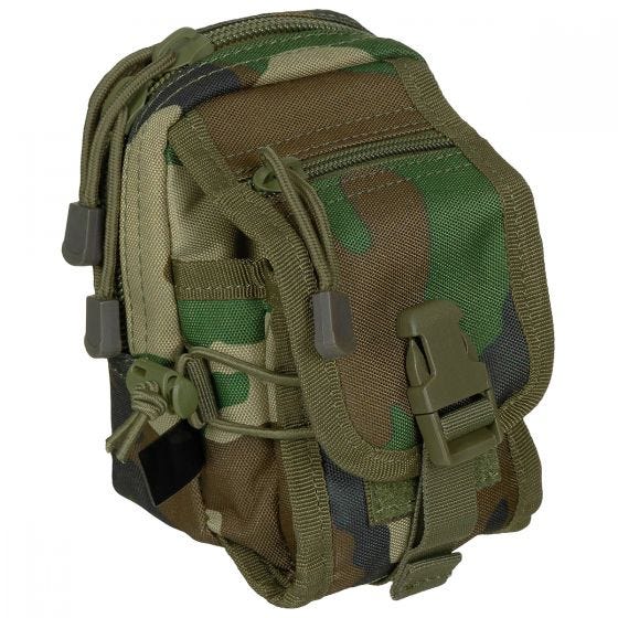 Bolsa multiusos MFH con sistema MOLLE en Woodland