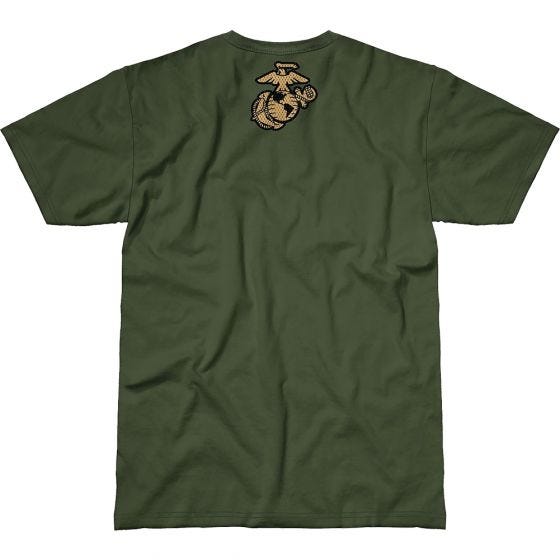 Camiseta 7.62 Design USMC Warriors en Military Green