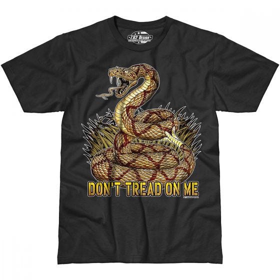 Camiseta 7.62 Design Don't Tread On Me en negro