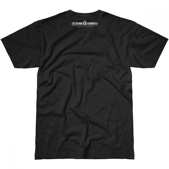 Camiseta 7.62 Design I Believe In Ghosts en negro