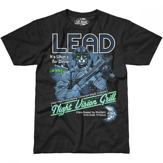 Camiseta 7.62 Design Lead It's What's for Dinner en negro