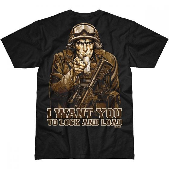 Camiseta 7.62 Design Sam The Grunt en negro