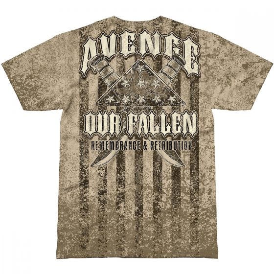 Camiseta 7.62 Design Avenge Our Fallen en Sand