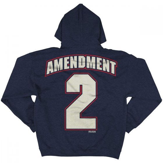 Sudadera con capucha 7.62 Design 2nd Amendment Freedom en Navy Heather