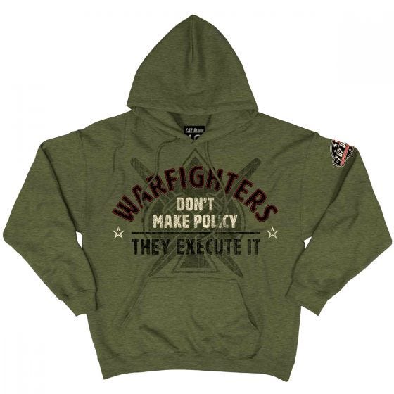 Sudadera con capucha 7.62 Design Warfighters en Heather Green