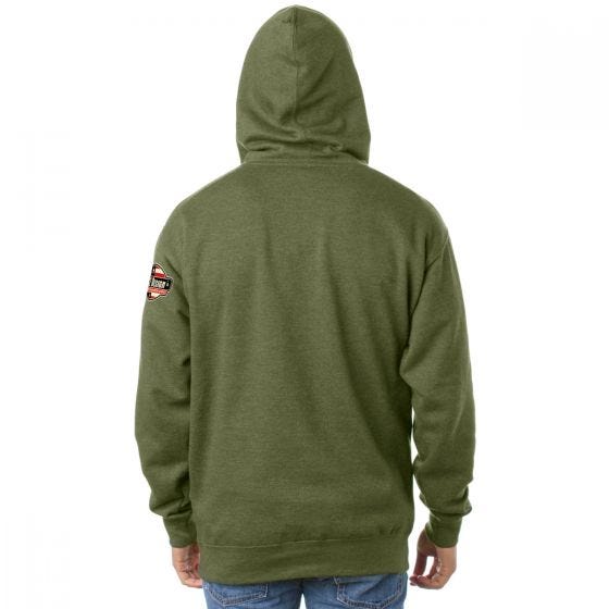 Sudadera con capucha 7.62 Design Warfighters en Heather Green