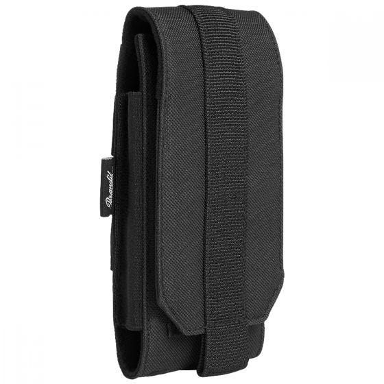 Funda para teléfonos grandes Brandit MOLLE - Negro