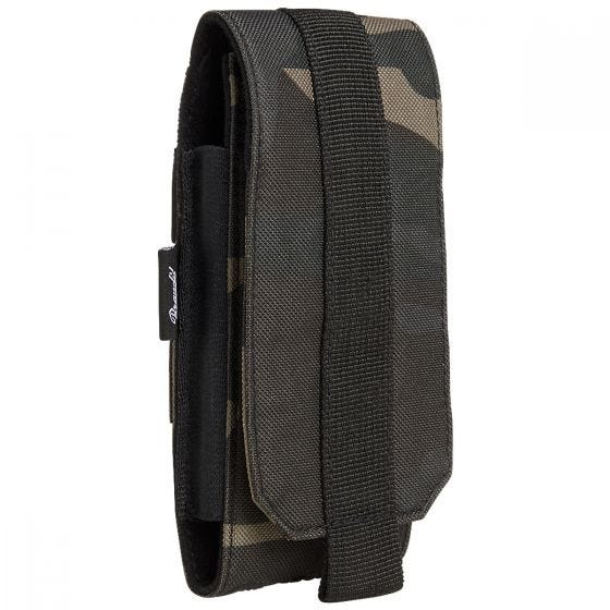 Funda para teléfonos grandes Brandit MOLLE - Dark Camo