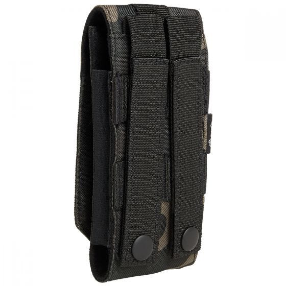 Funda para teléfonos grandes Brandit MOLLE - Dark Camo