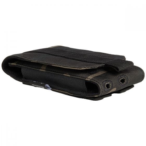 Funda para teléfonos grandes Brandit MOLLE - Dark Camo