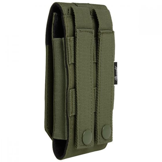 Funda para teléfono mediana Brandit MOLLE - Oliva