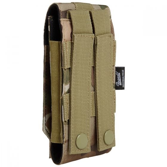 Funda para teléfonos grandes Brandit MOLLE - Tactical Camo