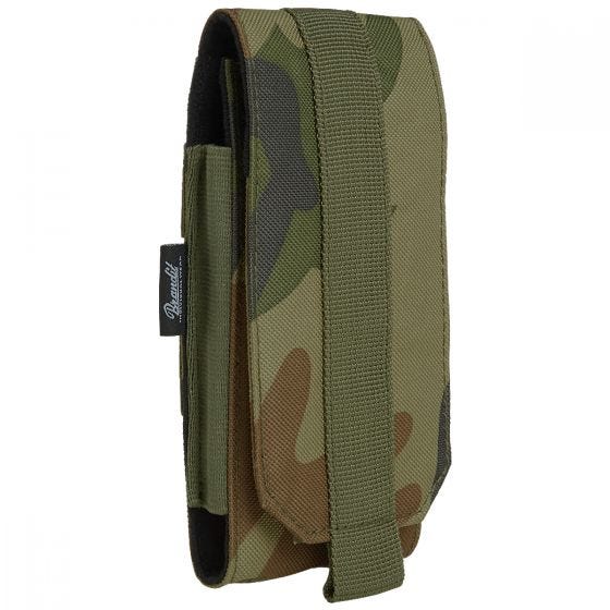 Funda para teléfonos grandes Brandit MOLLE - Woodland