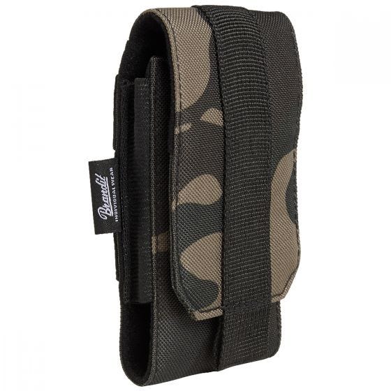 Funda para teléfono mediana Brandit MOLLE - Dark Camo