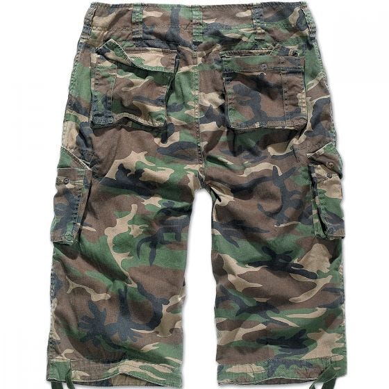 Pantalones piratas Brandit Urban Legend en Woodland