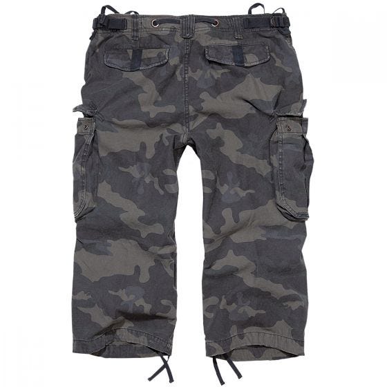 Pantalones pirata Brandit Industry Vintage en Dark Camo