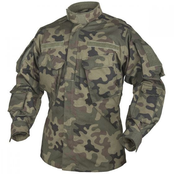 Camisa Helikon CPU en Woodland polaco