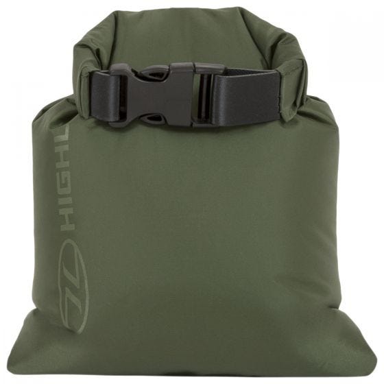 Bolsa estanca pequeña Highlander X-light 1 L - Oliva