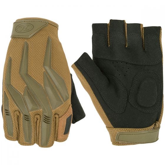 Guantes sin dedos Highlander Raptor - Coyote Tan