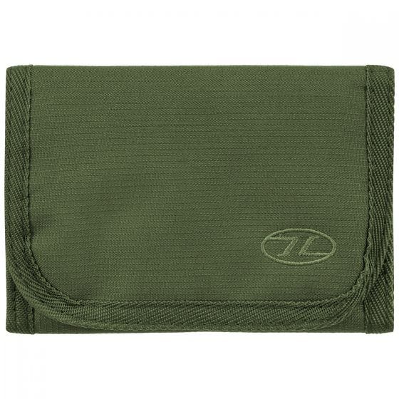 Billetera Highlander Shield RFID - Oliva