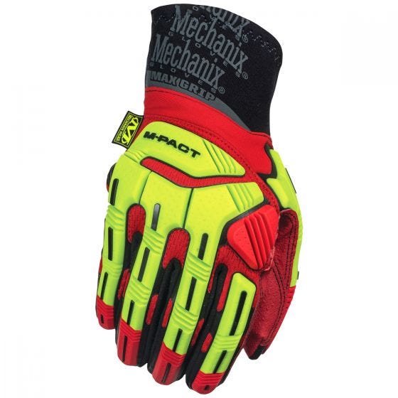 Mechanix Wear M-Pact XPLOR Grip Gloves Fluorescent Yellow