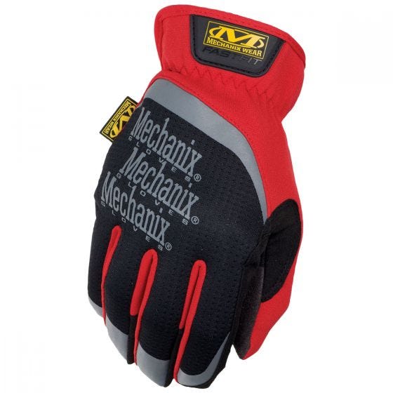 Guantes Mechanix Wear FastFit en rojo