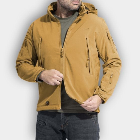 Chaqueta de soft shell Pentagon Artaxes en Tuscan Yellow