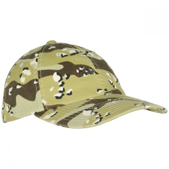 YP Low Profile Camo Washed Cap 6-Colour Desert