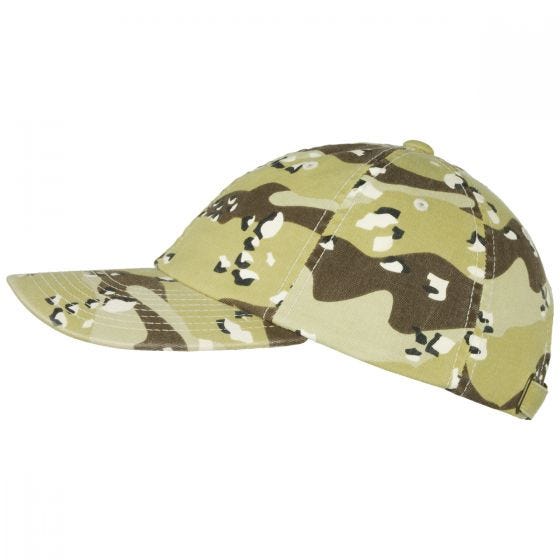 YP Low Profile Camo Washed Cap 6-Colour Desert