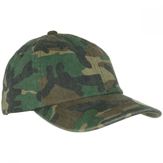 Gorra YP Low Profile Camo Washed - Woodland