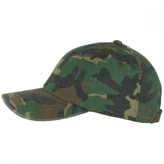 Gorra YP Low Profile Camo Washed - Woodland