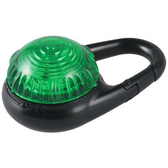 Luz de mosquetón Adventure Lights Guardian Tag-It en verde