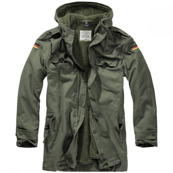 Parka con banderas Brandit BW - Oliva