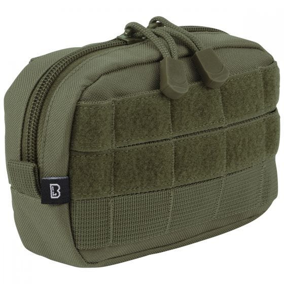 Bolsa compacta Brandit con sistema MOLLE en olive