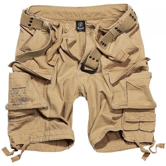 Pantalones cortos Brandit Savage Vintage en beige