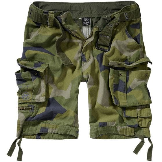 Pantalones cortos Brandit Savage Vintage en Swedish M90 Camo