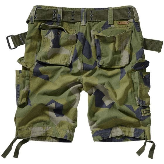 Pantalones cortos Brandit Savage Vintage en Swedish M90 Camo