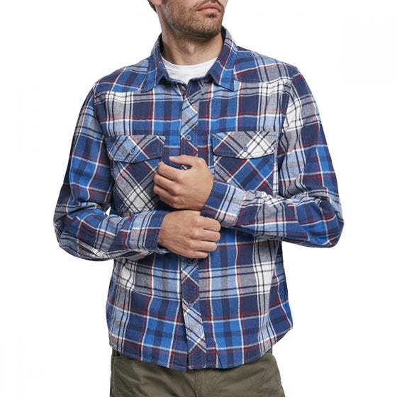 Camisa Brandit Check en Navy