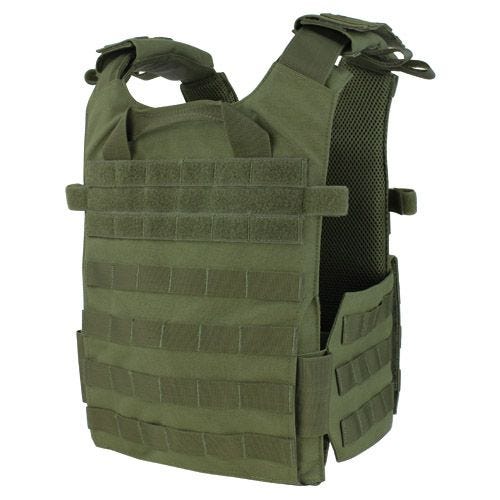 Chaleco portaplacas ligero Condor Gunner en Olive Drab