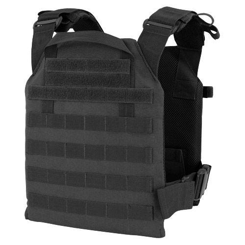 Chaleco portaplacas ligero Condor Sentry en negro