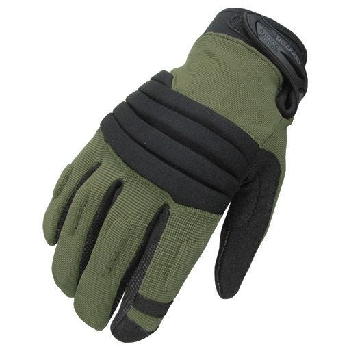 Guantes con nudillos acolchados Condor Stryker en salvia y negro