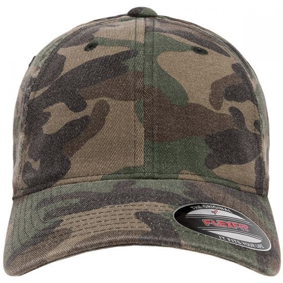 Gorra Flexfit Garment Washed Camo - Woodland