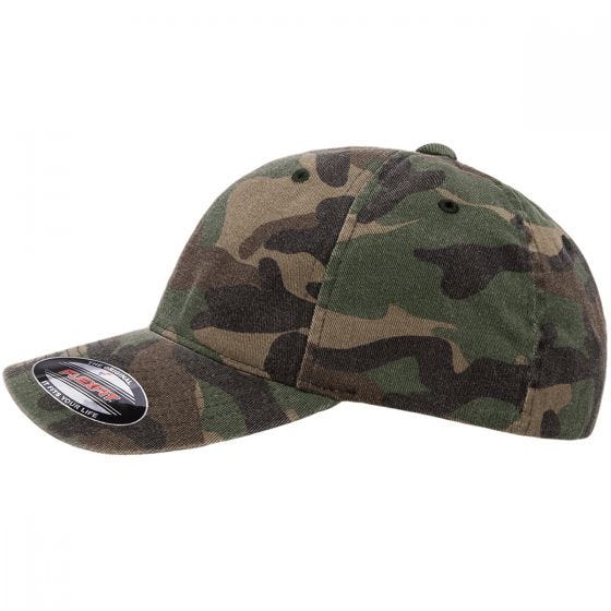 Gorra Flexfit Garment Washed Camo - Woodland