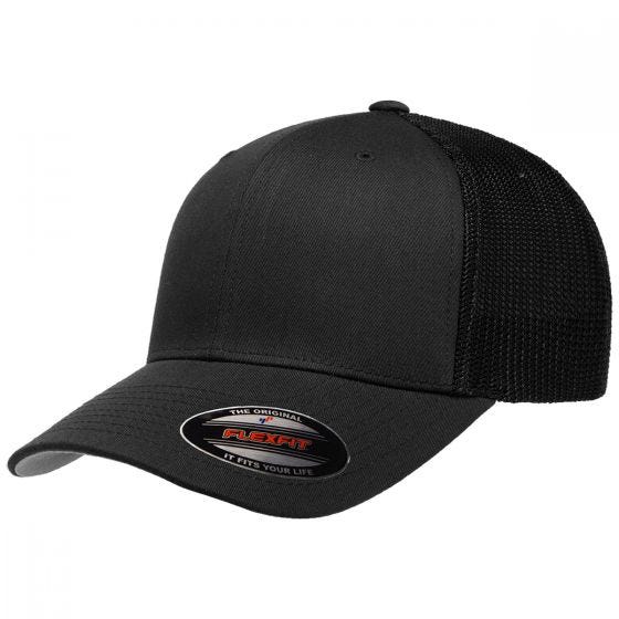 Gorra Flexfit Mesh Trucker Cap - Negro