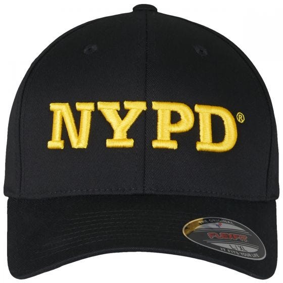 Gorra Flexfit NYPD 3D Logo - Negro