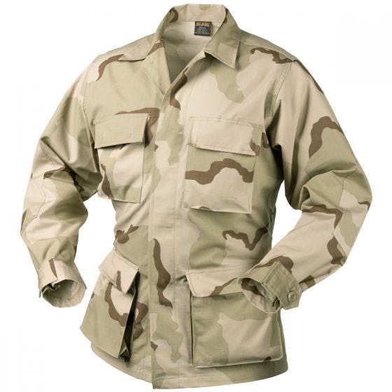 Camisa Helikon Genuine BDU de Ripstop de algodón en Desert 3 Colores